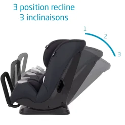Pria All-in-One Car Seat 4-100lb - Authentic Black