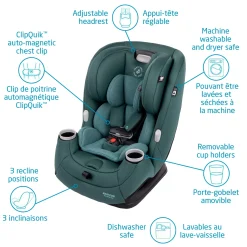 Pria All-in-One Car Seat 4-100lb - Essential Green