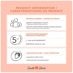 Printer Cart on Wheels - Axess Pure Black