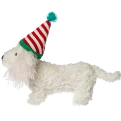 Putty Dachshund With Christmas Hat