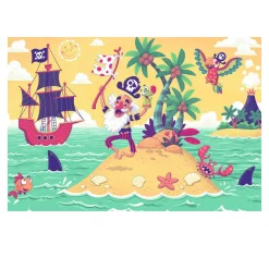 Puzzle & Play (2) Pirate Adventure 24 Pieces