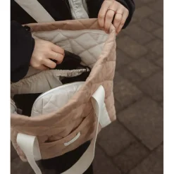 Quilt Tote bag - Tan