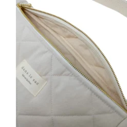 Quilted Waist Bag - Cream