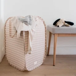 Recycled Pop-Up Laundry Hamper - Gingham