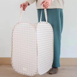 Recycled Pop-Up Laundry Hamper - Gingham