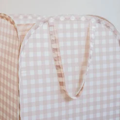 Recycled Pop-Up Laundry Hamper - Gingham