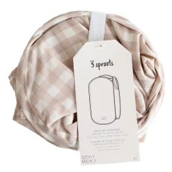 Recycled Pop-Up Laundry Hamper - Gingham