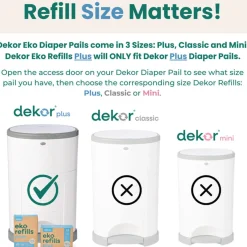 Refill (4) Dekor Eko Plus