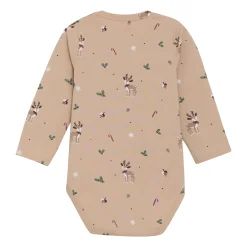 Reindeer Print Bodysuit 6-24m