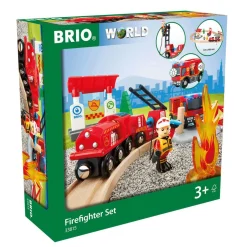 Rescue Firefighter Set - 18-Piece Train Toy