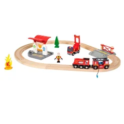 Rescue Firefighter Set - 18-Piece Train Toy
