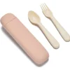 Reusable Utensil Set & Carry Case - Blush