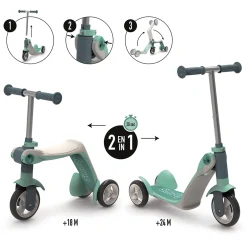 Reversible 2 in 1 Scooter