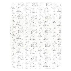 Reversible Muslin Waffle Blanket - Forest