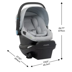 Revolve180 LiteMax NXT Rotational Car Seat with SensorySoothe - Quartz
