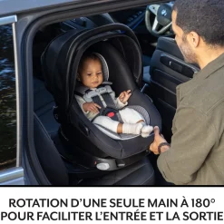 Revolve180 LiteMax NXT Rotational Car Seat - Cinder Gray