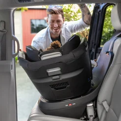 Revolve360 Slim 2-in-1 Rotating Convertible Car Seat - Canton Black