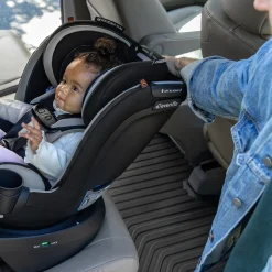 Revolve360 Slim 2-in-1 Rotating Convertible Car Seat - Canton Black
