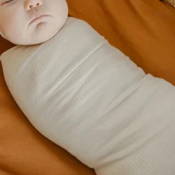 Rib Knit Blanket - Moonstone