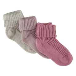 Rib Sock 3pk 0-24m