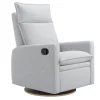 Rocking and Swivel Armchair Arya - Arlo Heather Silver