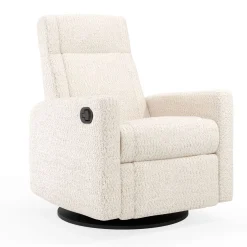 Rocking and Swivel Armchair Nelly - Puppy Pearl