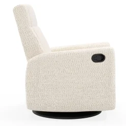 Rocking and Swivel Armchair Nelly - Puppy Pearl