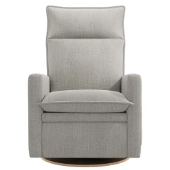 Rocking and Swivel Armchair Arya - Nubia Silver - Motorized Electric