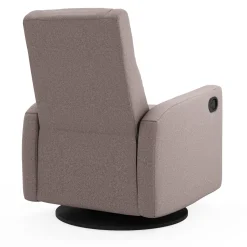 Rocking and Swivel Armchair Nelly - Arlo Beige