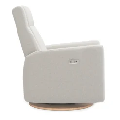 Rocking and Swivel Armchair Nelly - Alta™ 10 091 / Natural (Clement Exclusive) - Motorized Electric