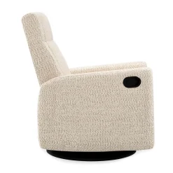 Rocking and Swivel Armchair Nelly - Puppy Sand