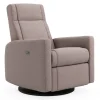 Rocking and Swivel Armchair Nelly - Arlo Beige - Motorized Electric