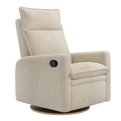 Rocking and Swivel Armchair Arya - Puppy Sand