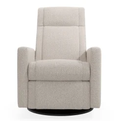 Rocking and Swivel Armchair Nelly - Beyond Sheep Vanilla / Black