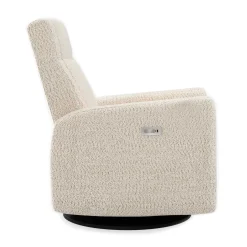 Rocking and Swivel Armchair Nelly - Puppy Sand - Motorized Electric