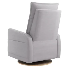Rocking and Swivel Armchair Arya - Como Dove Grey - Motorized Electric