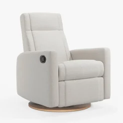 Rocking and Swivel Armchair Nelly - Alta™ 10 091 / Natural (Clement Exclusive)