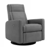 Rocking and Swivel PowerArmchair Nelly - Nexus Charcoal / Black - Motorized Electric