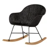 Rocking Chair - Balka Black Rattan