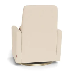 Rocking Glider Recliner Armchair Grano - Biscuit / Gold