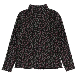 Romance Flowers Turtle Neck714