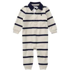 Rugby Stripe Romper Nb-12m