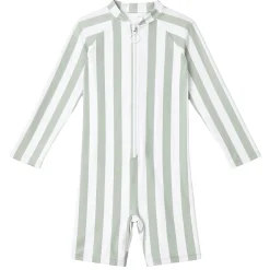 Sage Stripes Uv Sunsuit 3-18m