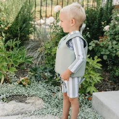 Sage Stripes Uv Sunsuit 3-18m