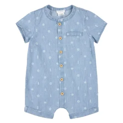Sailboat Chambray Romper 3-24m