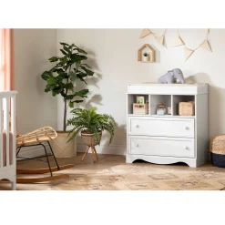 Savannah Changing Table - Pure White