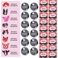 School Name Labels - Animals