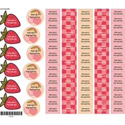 School Name Labels - Bows