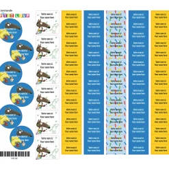 School Name Labels - Little Wolf