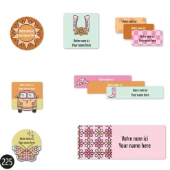 School Name Labels - Rodeo